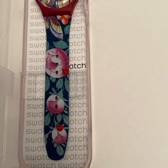 Swatch Watch Wrist Watch GARDEN LADYBUG Exclusive Collectors Watch Item L… - Picture 6 of 11
